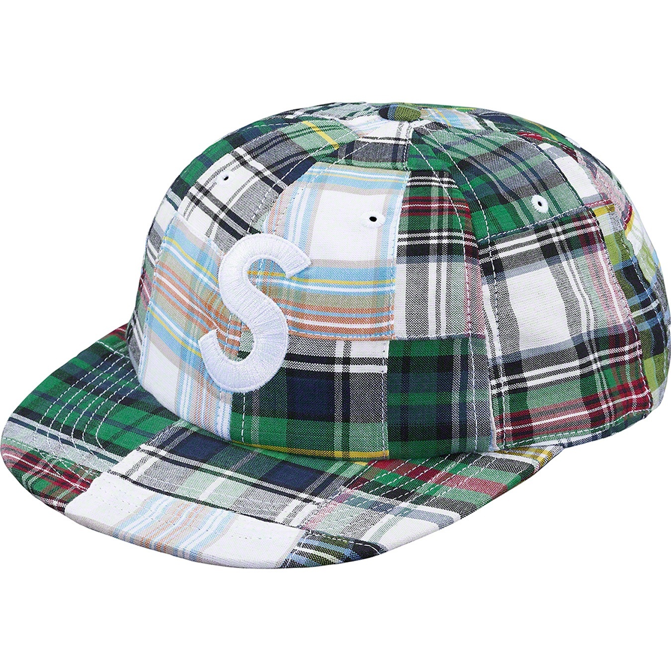 Patchwork Madras S Logo 6-Panel view 2